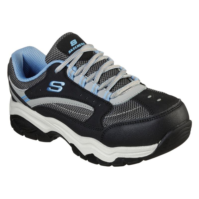 Zapatilla de Seguridad Skechers Biscoe Negro/Azul Mujer - Imagen 3