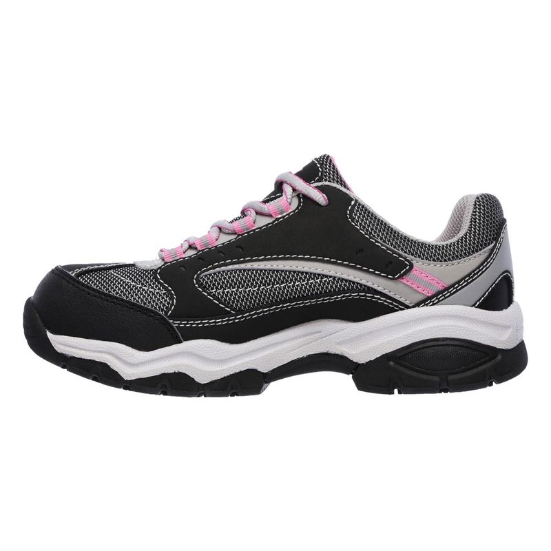 Zapatilla de Seguridad Skechers Biscoe Negro/Rosado Mujer - Imagen 2