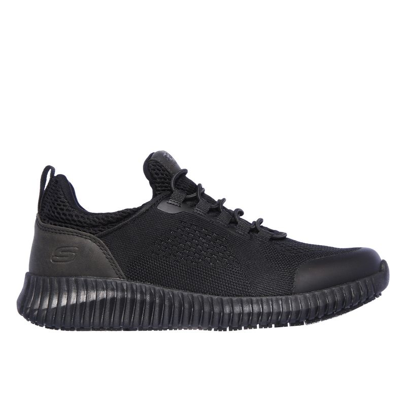 Zapatilla de Trabajo Skechers Cessnock - Carrboro SR Negro Mujer